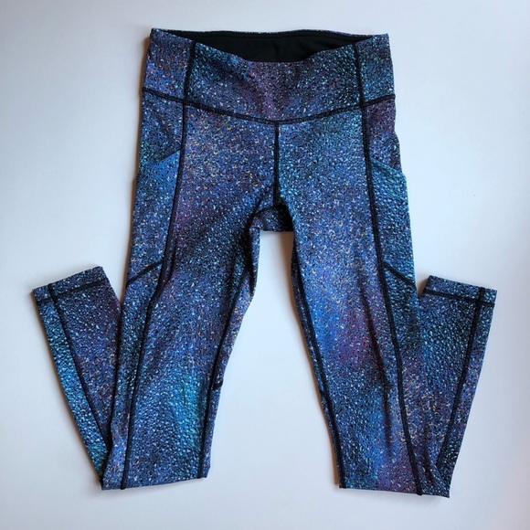 Lululemon Speed Tight V leggings Strive Multi Black size 4 - Picture 2 of 10